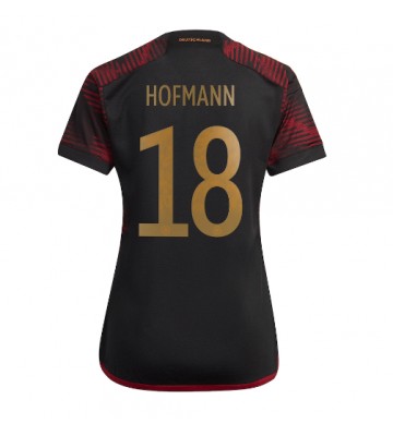Tyskland Jonas Hofmann #18 Bortedrakt Kvinner VM 2022 Kortermet